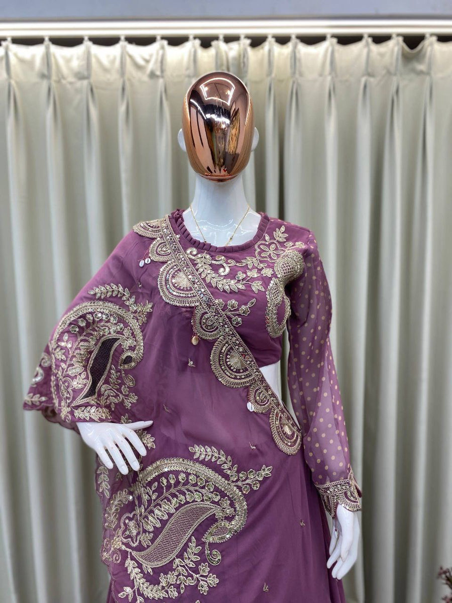 Lehenga collection "Modernity" - Parme