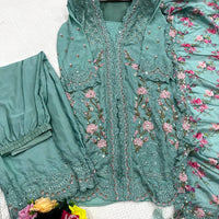 Punjabi "Mila" - Vert menthe