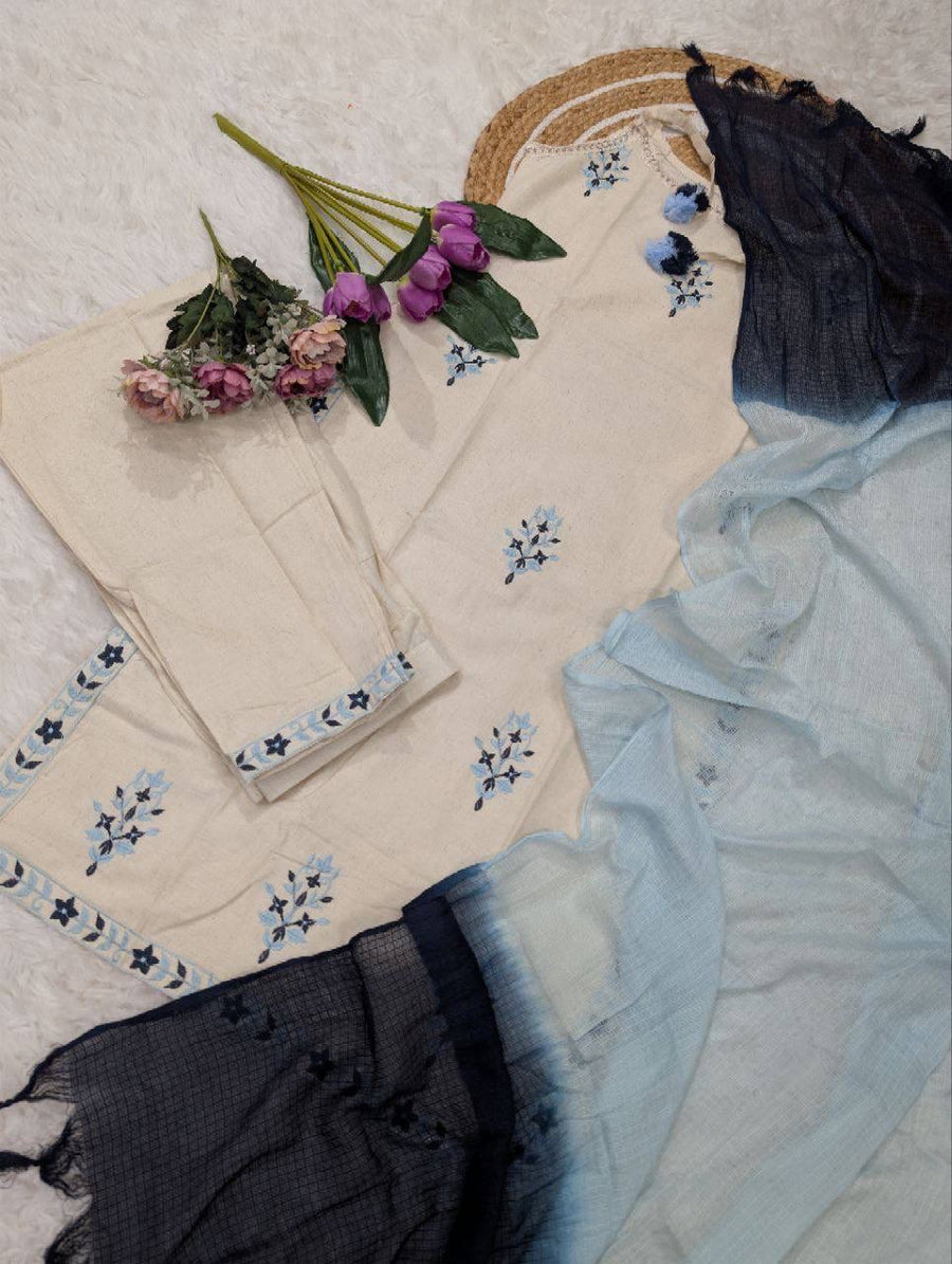 Punjabi "Neera" - Blanc cassé