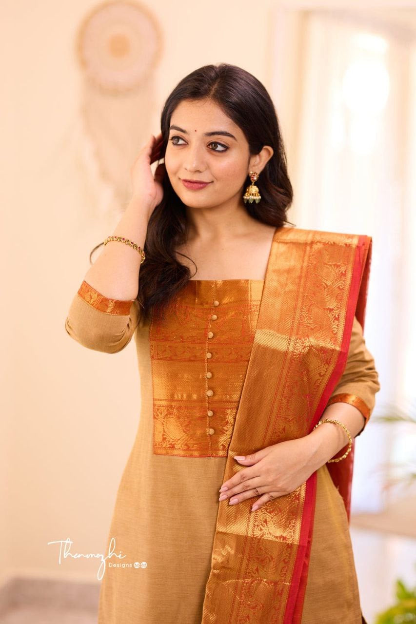 Punjabi "Shanti" - Orange terre