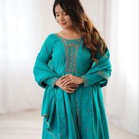 Anarkali Collection "Premala" - Vert turquoise