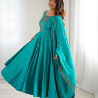 Anarkali Collection "Premala" - Vert turquoise