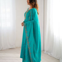 Anarkali Collection "Premala" - Vert turquoise
