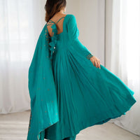 Anarkali Collection "Premala" - Vert turquoise
