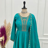 Anarkali Collection "Premala" - Vert turquoise