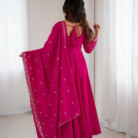 Anarkali Collection "Premala" - Rose fuschia