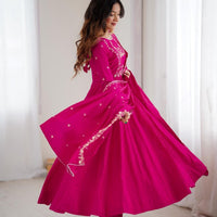 Anarkali Collection "Premala" - Rose fuschia