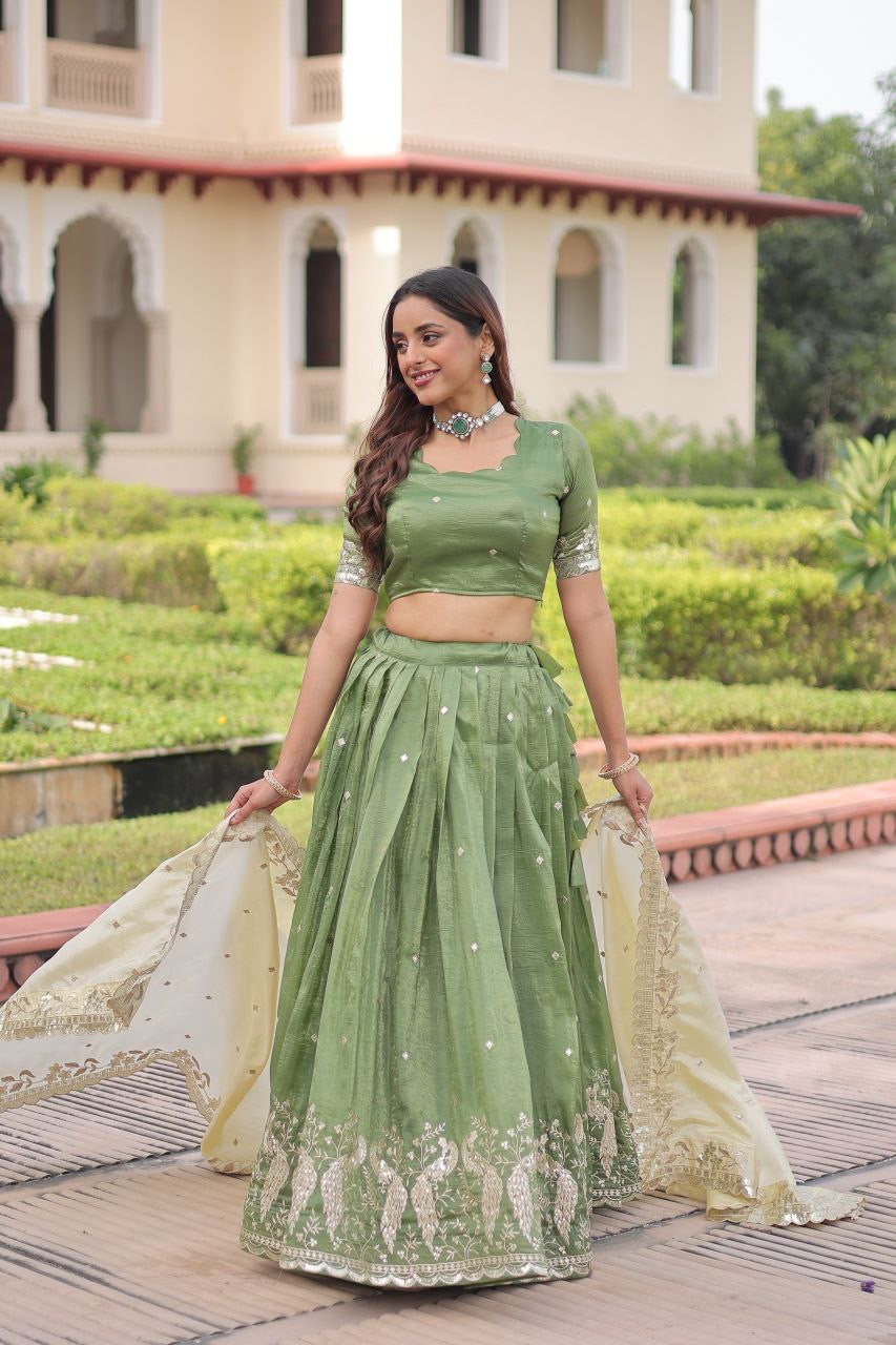 Lehenga collection "Ishkaa" - Vert