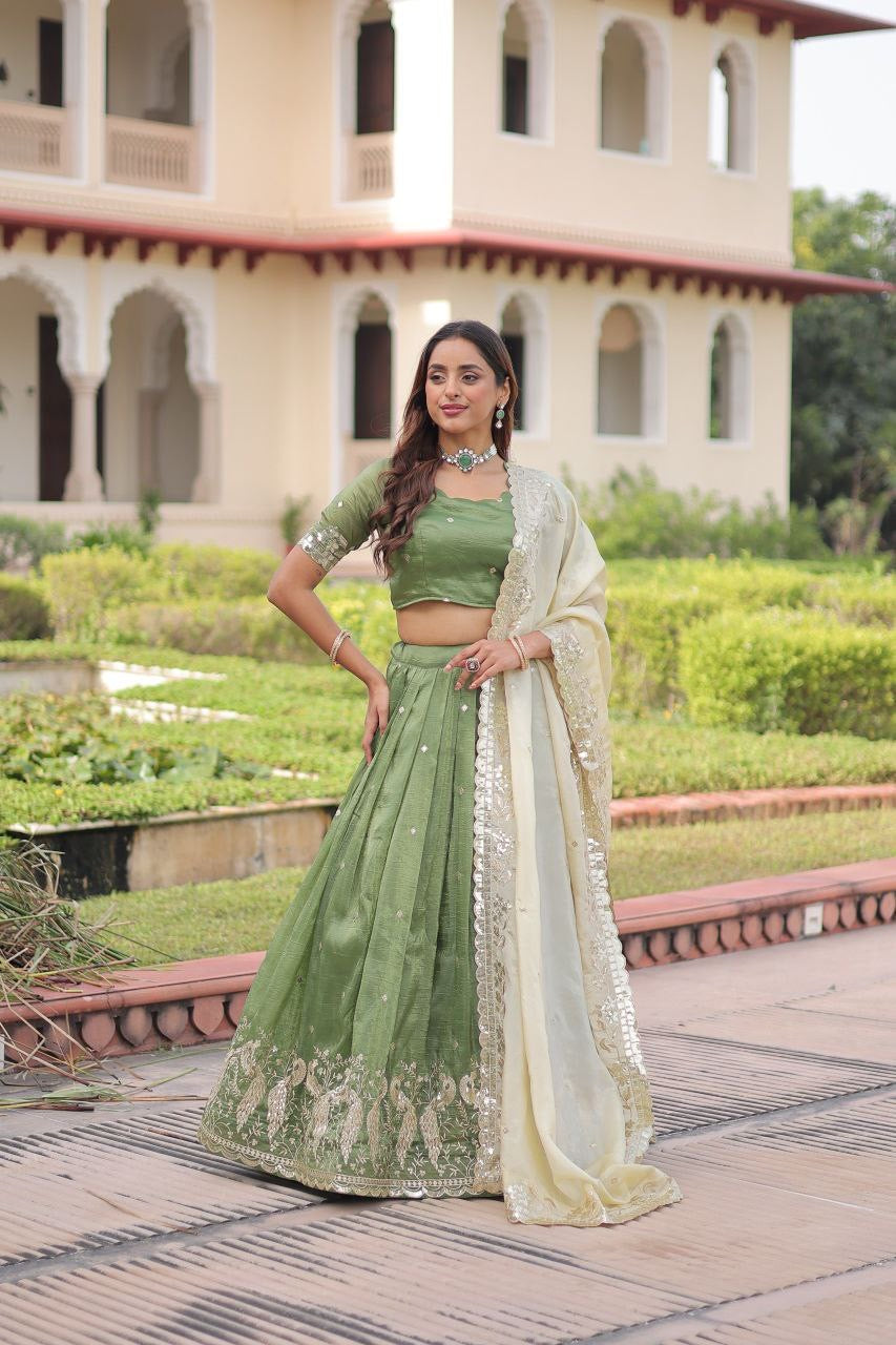 Lehenga collection "Ishkaa" - Vert