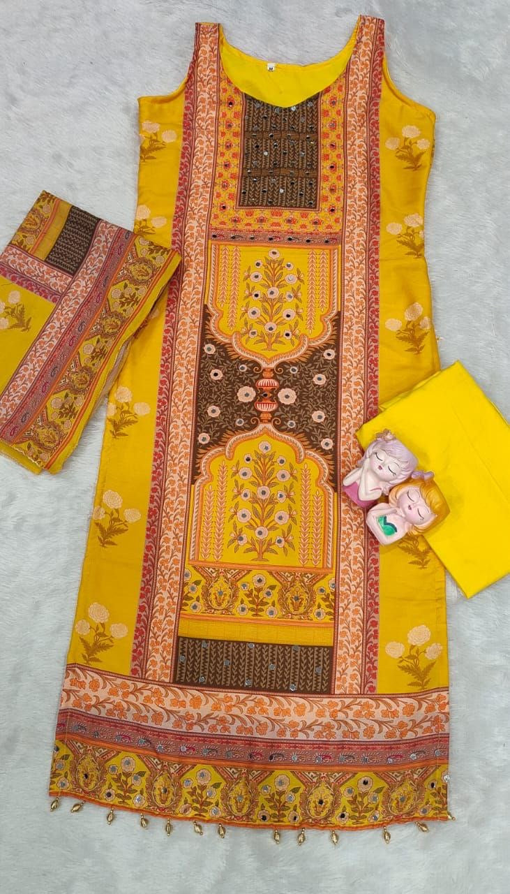 Punjabi "Malini" - Jaune