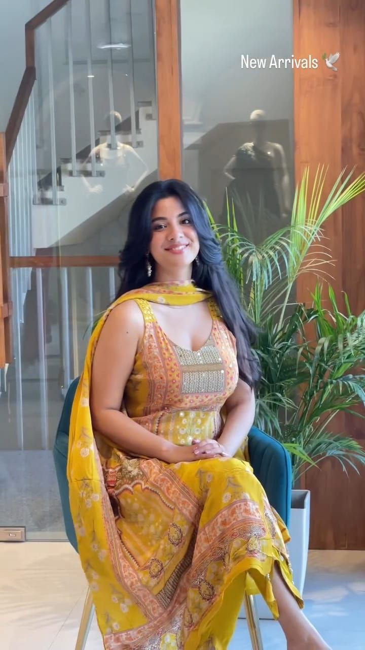 Punjabi "Malini" - Jaune