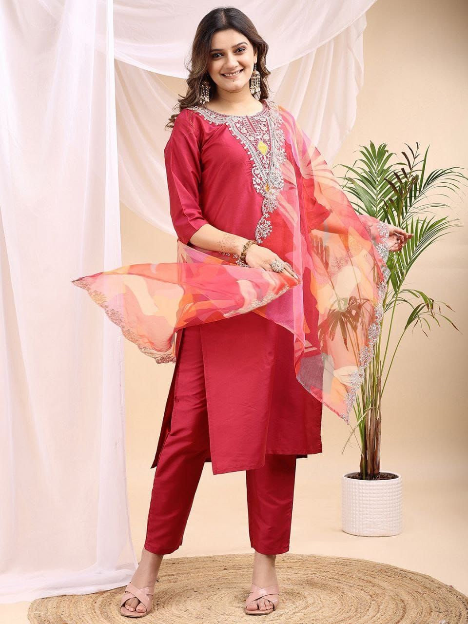 Punjabi "Jeela" - Bleu paon