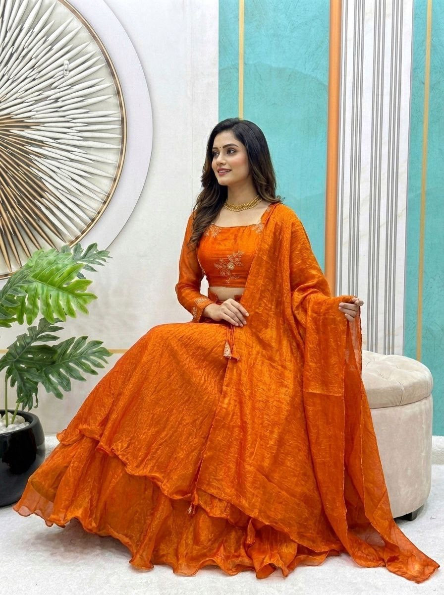 Lehenga Collection "Vimala" - Orange