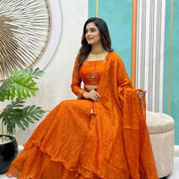 Lehenga Collection "Vimala" - Orange