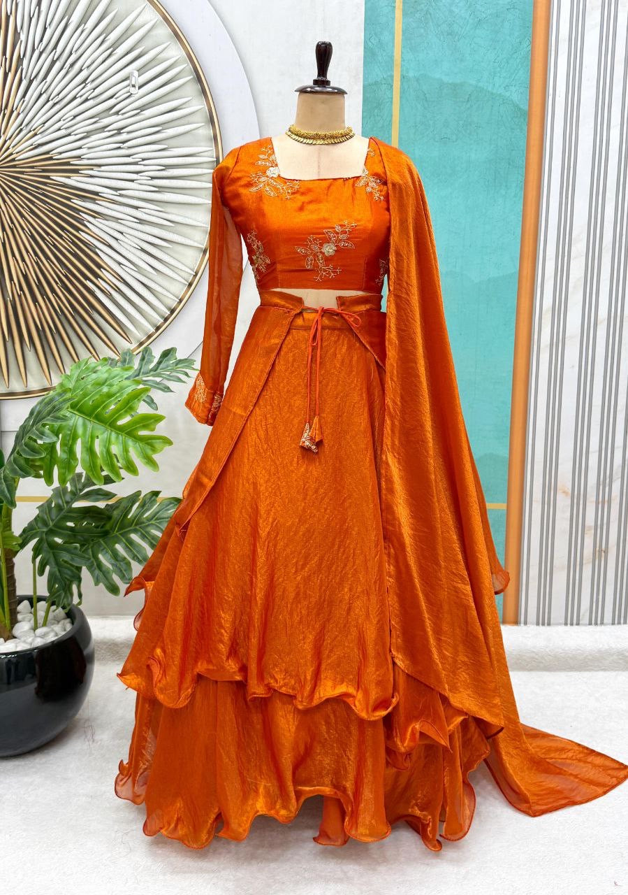 Lehenga Collection "Vimala" - Orange