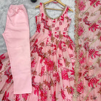 Anarkali Collection "Naneeka" - Rose