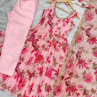 Anarkali Collection "Naneeka" - Rose