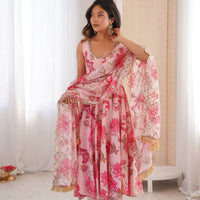 Anarkali Collection "Naneeka" - Rose