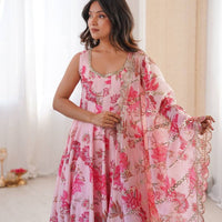 Anarkali Collection "Naneeka" - Rose
