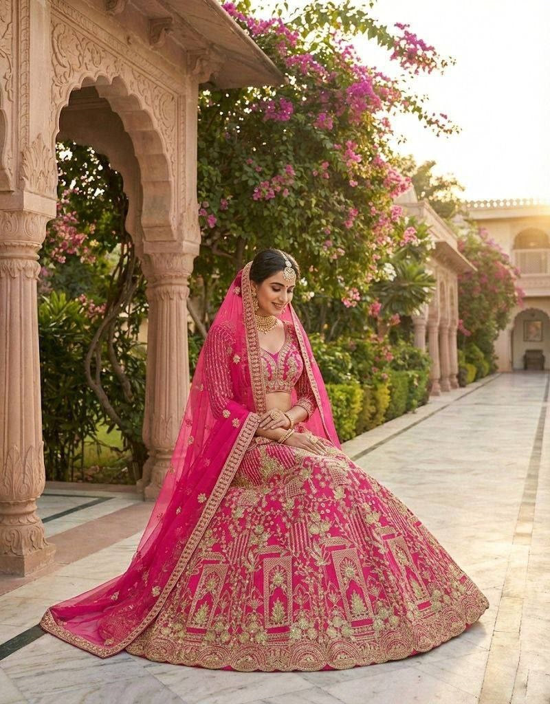 Lehenga collection "Shadiri" - Rose