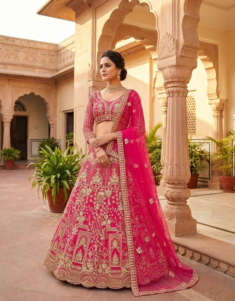Lehenga collection "Shadiri" - Rose