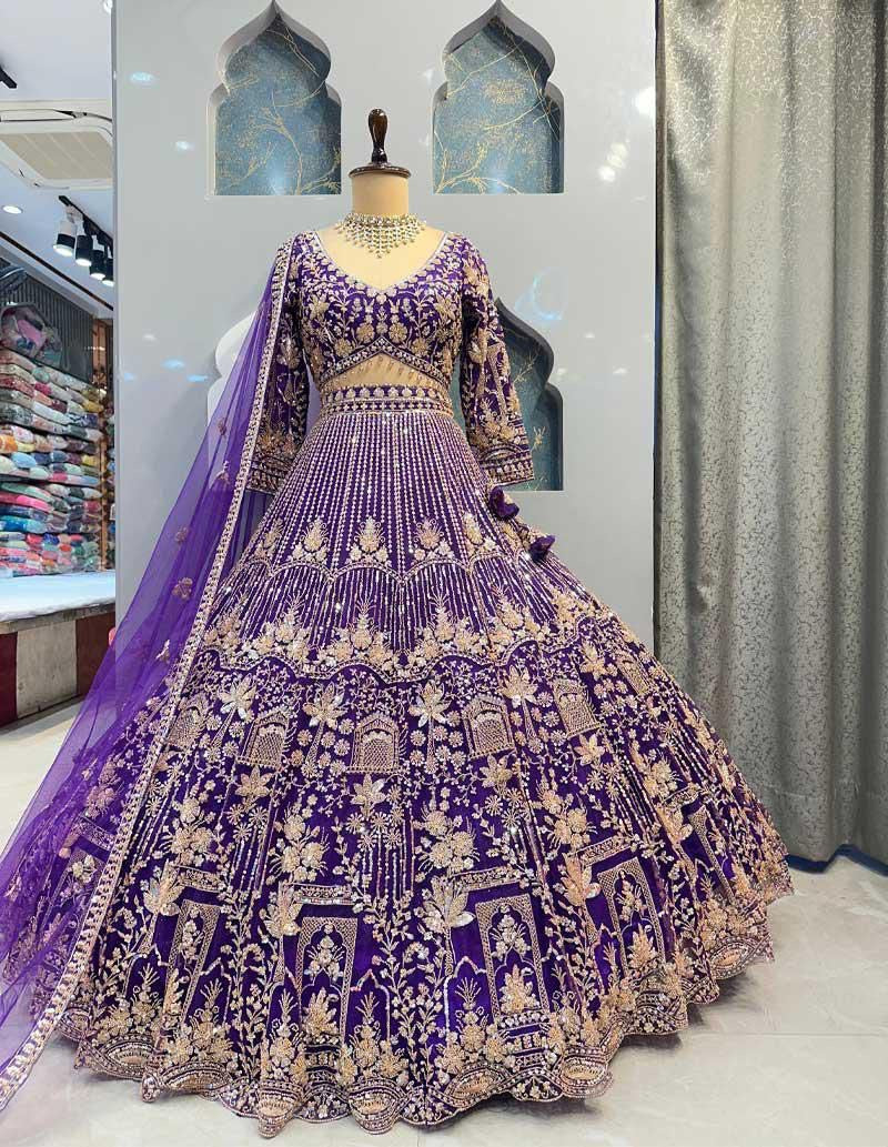 Lehenga collection "Shadiri" - Mauve
