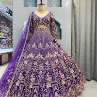 Lehenga collection "Shadiri" - Mauve