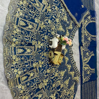 Lehenga collection "Shadiri" - Bleu paon