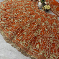 Lehenga collection "Shadiri" - Orange
