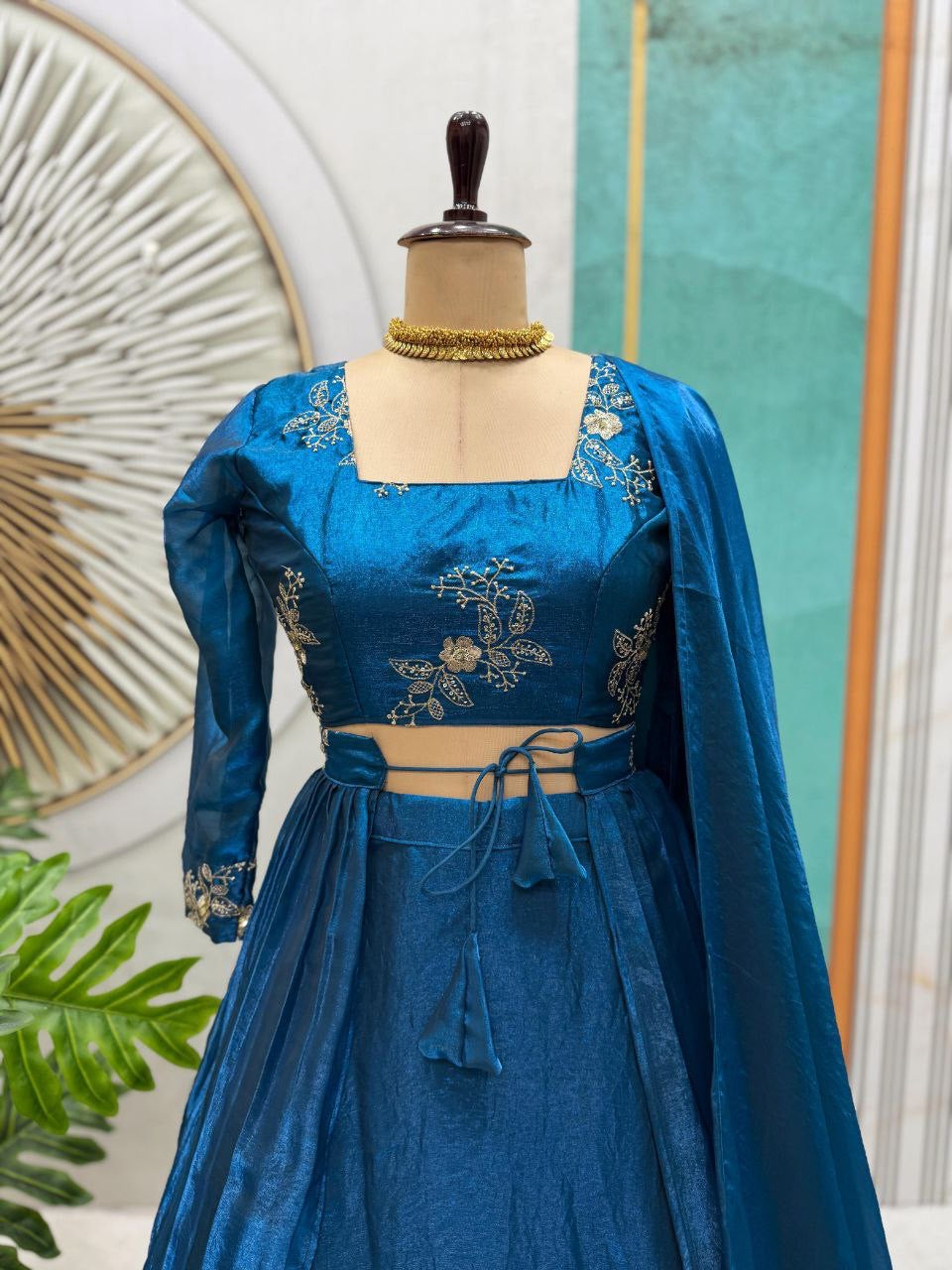 Lehenga Collection "Vimala" - Bleu