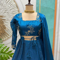 Lehenga Collection "Vimala" - Bleu