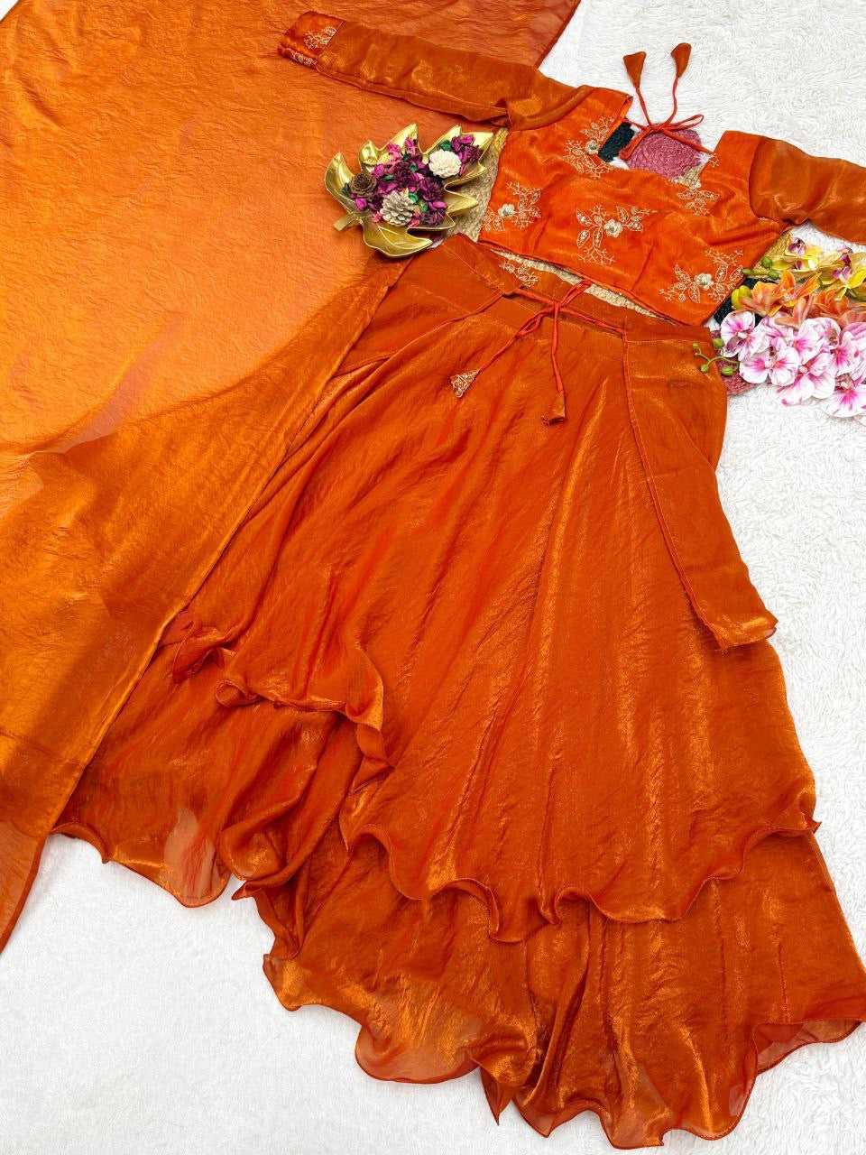 Lehenga Collection "Vimala" - Orange