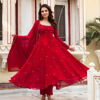 Anarkali Collection "Shobha" - Rouge