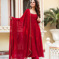 Anarkali Collection "Shobha" - Rouge