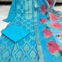 Punjabi "Ashoda" - Bleu turquoise