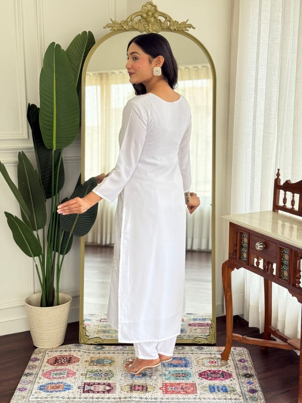 Punjabi "Pooja" - Blanc
