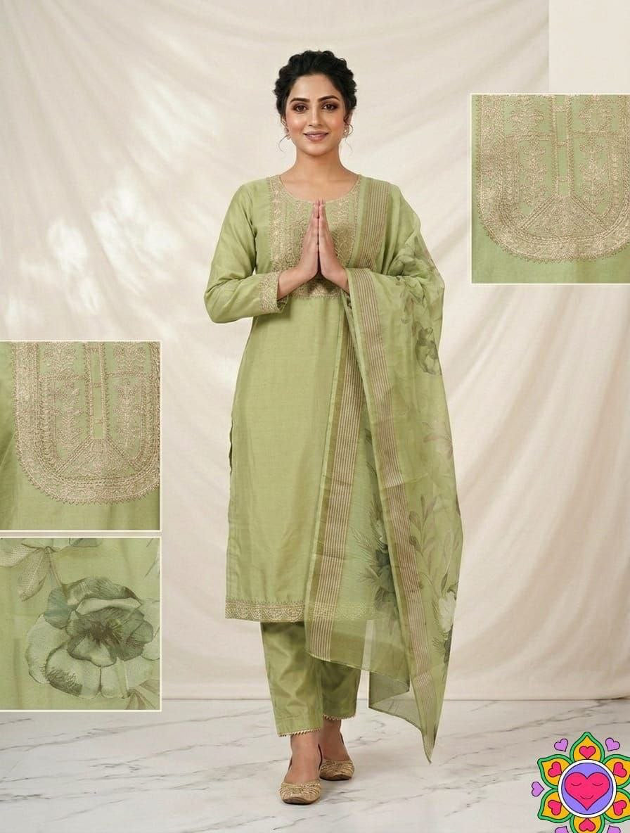 Punjabi "Jeelita" - Vert menthe