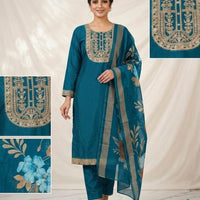 Punjabi "Jeelita" - Bleu canard