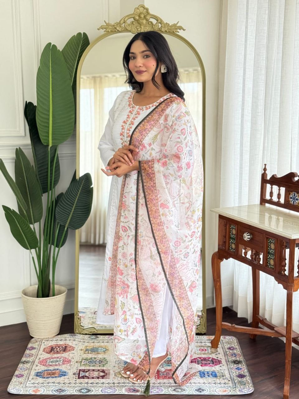 Punjabi "Pooja" - Blanc