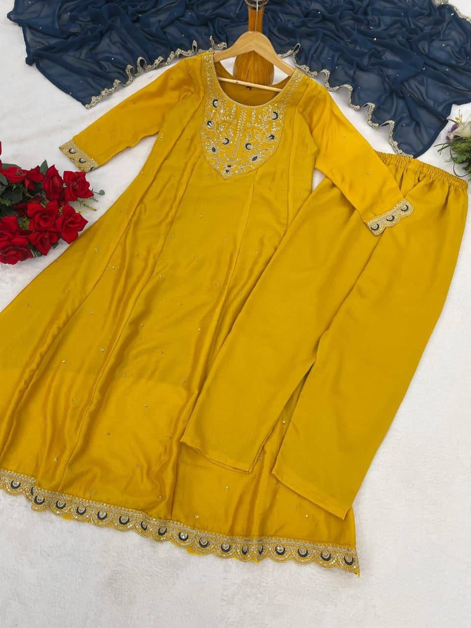 Anarkali Collection "Saanvi" - Jaune
