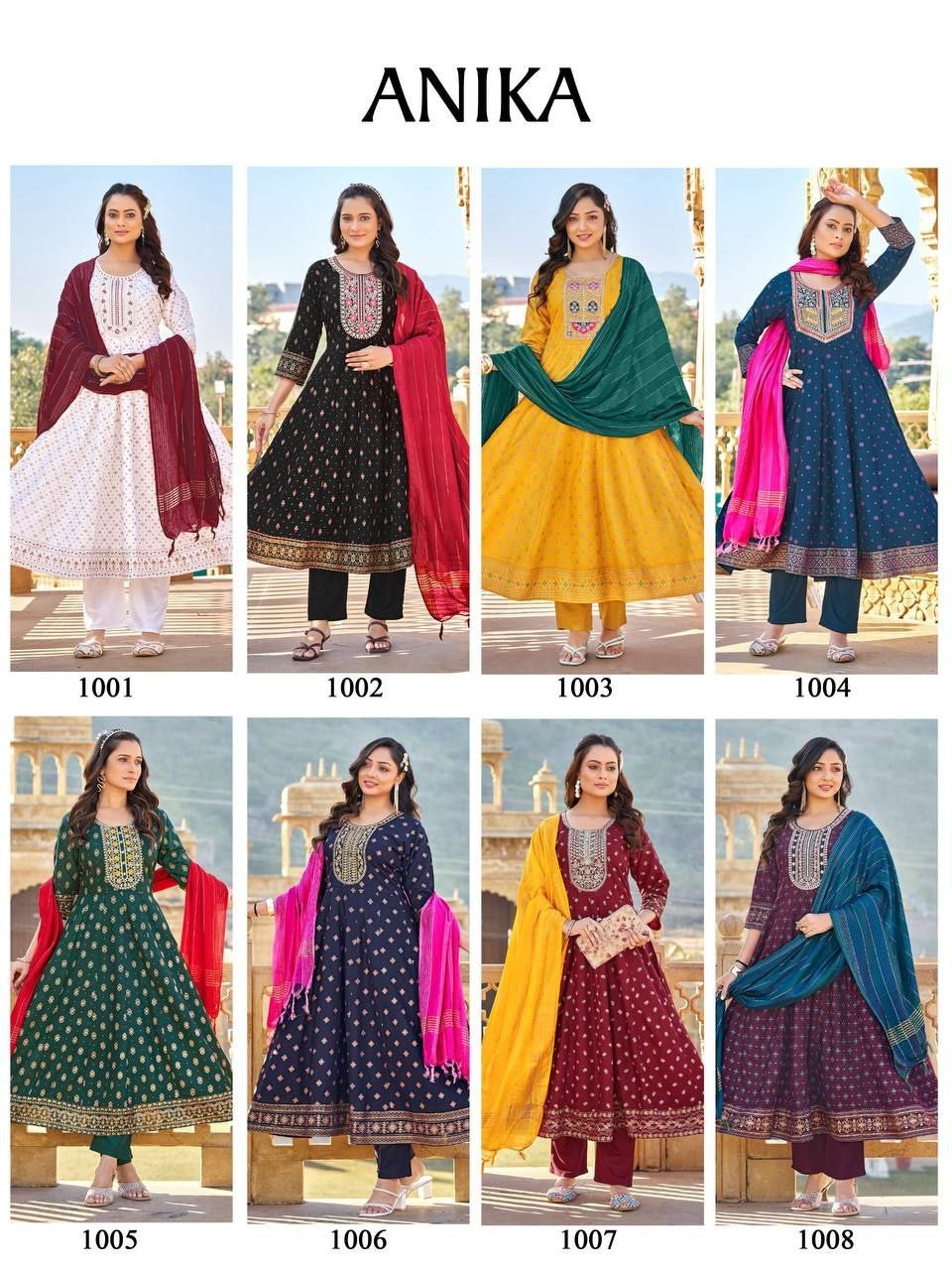 Anarkali Collection "Tara" - Jaune