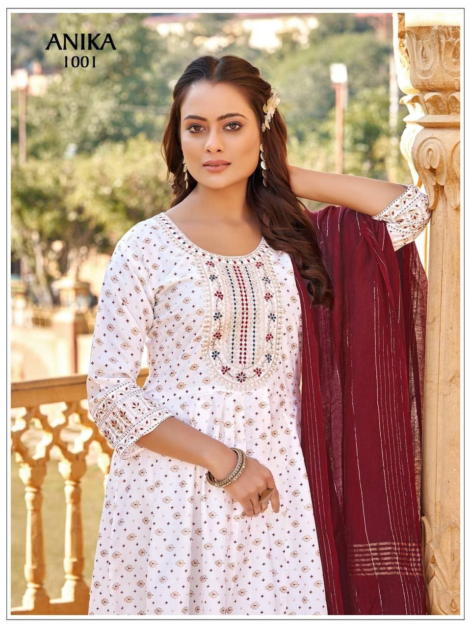 Anarkali Collection "Tara" - Blanc