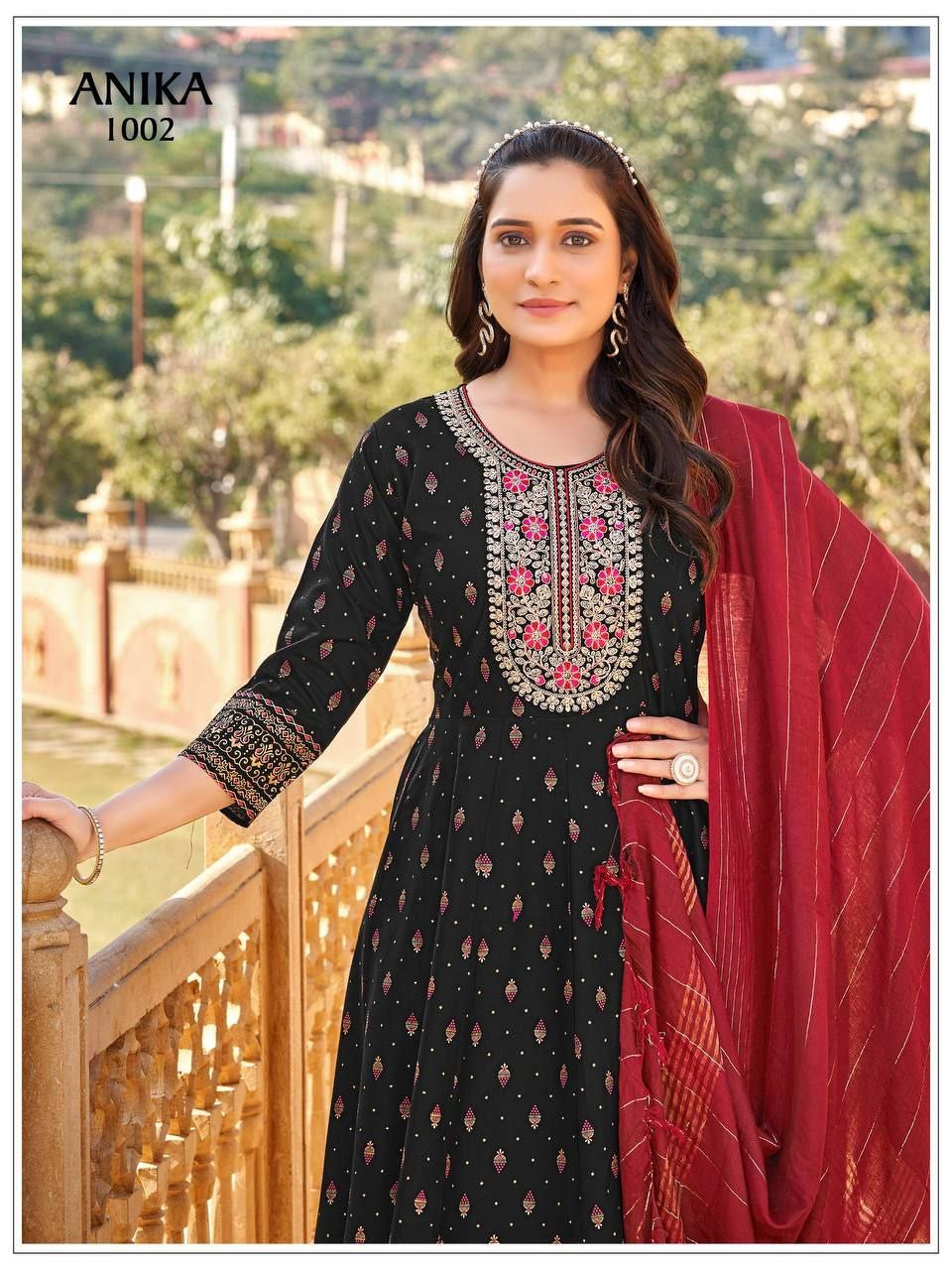 Anarkali Collection "Tara" - Noir