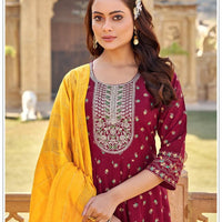 Anarkali Collection "Tara" - Bordeaux