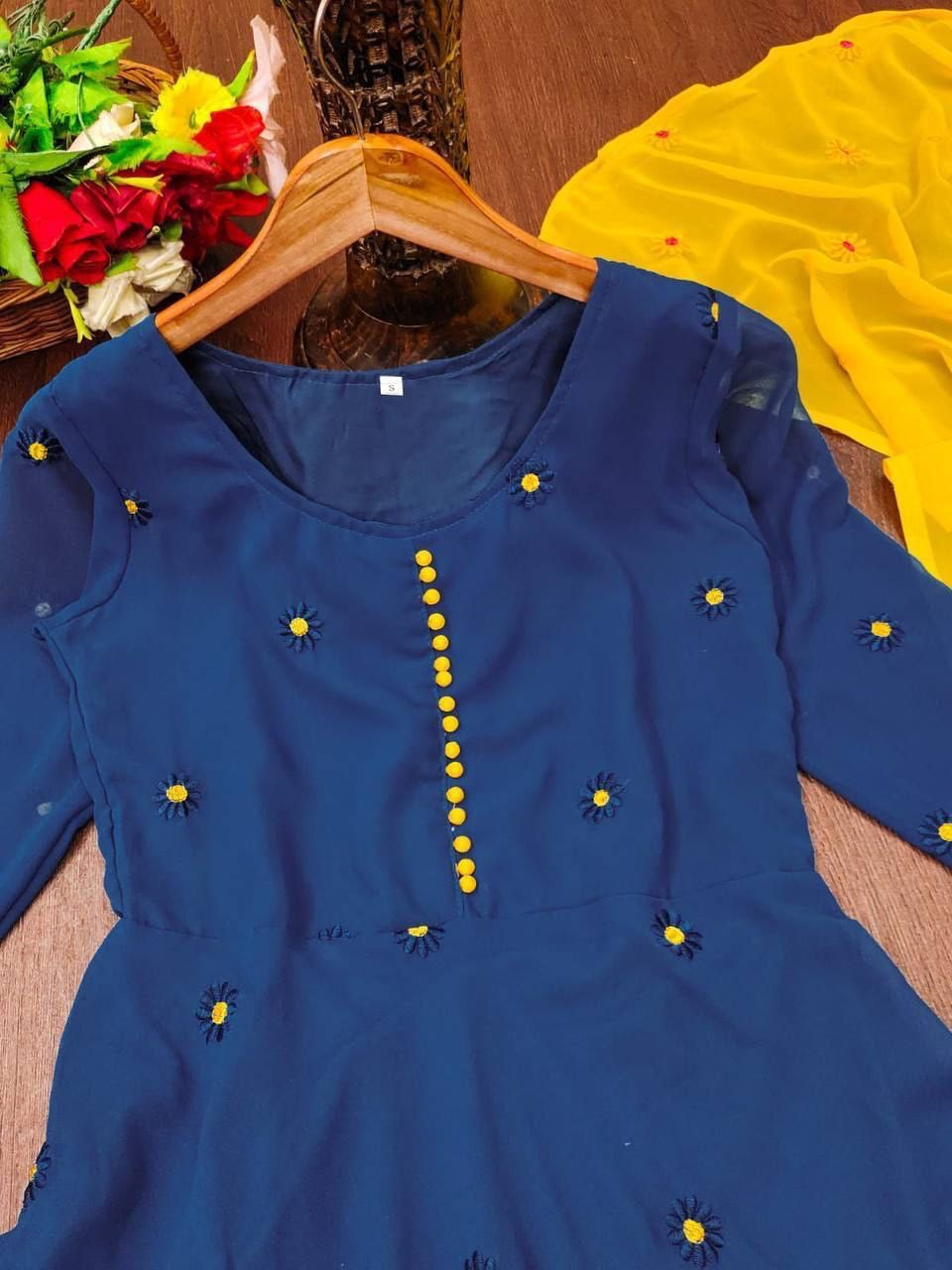 Anarkali Collection "Taleeta" - Bleu