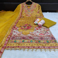 Punjabi "Nisha" - Jaune moutarde