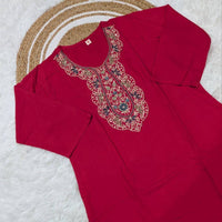 Punjabi "Avni" - Rose fuschia
