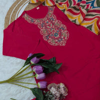 Punjabi "Avni" - Rose fuschia