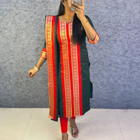 Punjabi "Kajol" - Vert bouteille