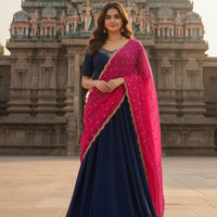 Anarkali Collection "Bhavani" - Bleu marine